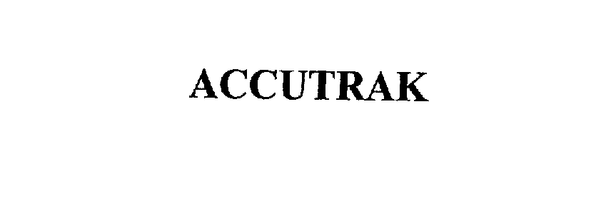 Trademark Logo ACCUTRAK