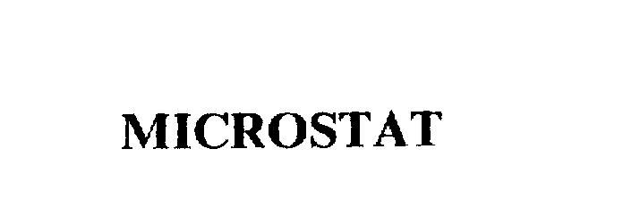 Trademark Logo MICROSTAT