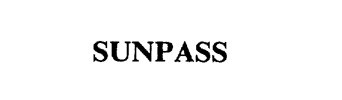Trademark Logo SUNPASS