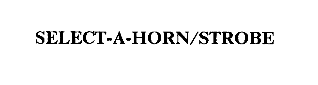  SELECT-A-HORN/STROBE