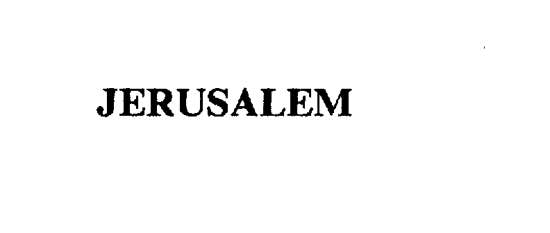 JERUSALEM