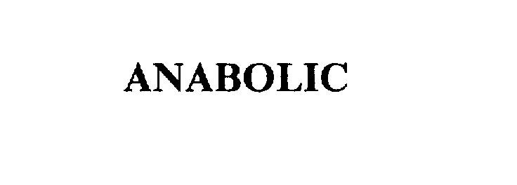 Trademark Logo ANABOLIC