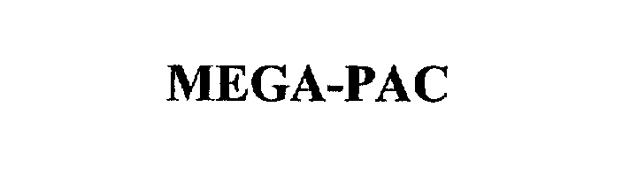 Trademark Logo MEGA-PAC