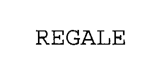 Trademark Logo REGALE