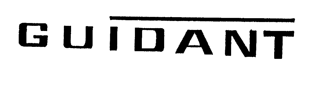 Trademark Logo GUIDANT