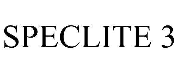 Trademark Logo SPECLITE 3