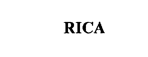 Trademark Logo RICA