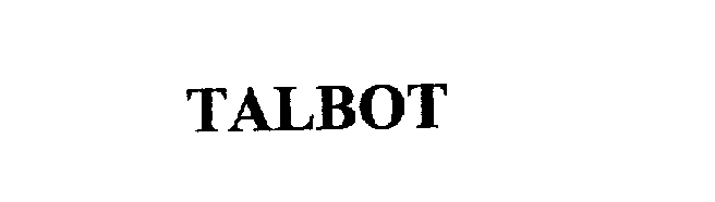 Trademark Logo TALBOT