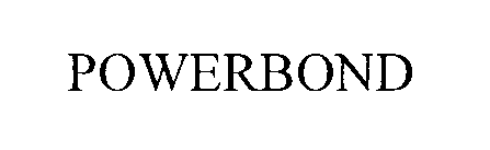 Trademark Logo POWERBOND