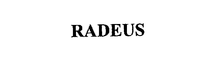 Trademark Logo RADEUS