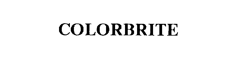 Trademark Logo COLORBRITE