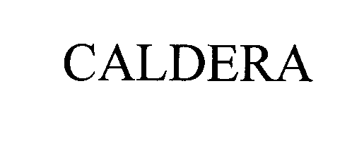 Trademark Logo CALDERA