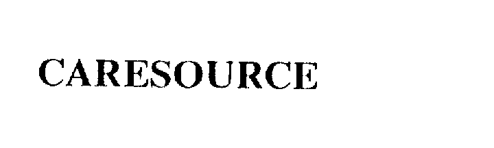 Trademark Logo CARESOURCE