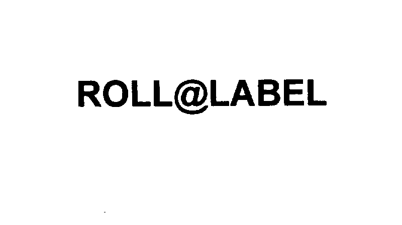 Trademark Logo ROLL@LABEL