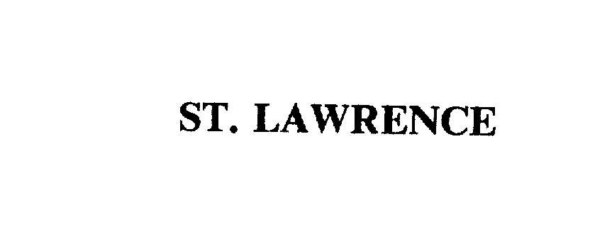 Trademark Logo ST. LAWRENCE