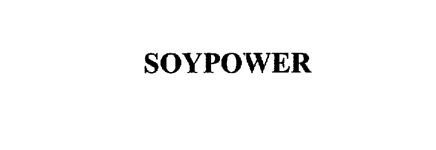 Trademark Logo SOYPOWER