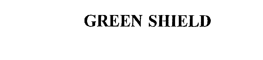 Trademark Logo GREEN SHIELD