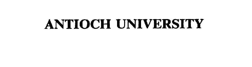  ANTIOCH UNIVERSITY