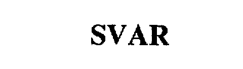 Trademark Logo SVAR