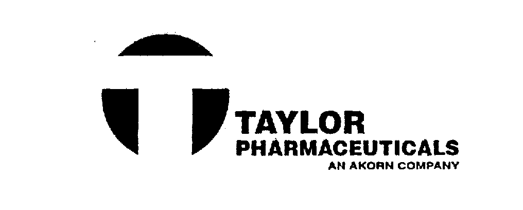 Trademark Logo T TAYLOR PHARMACEUTICALS AN AKORN COMPANY