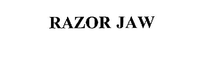 Trademark Logo RAZOR JAW