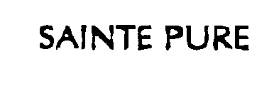 Trademark Logo SAINTE PURE