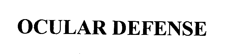 Trademark Logo OCULAR DEFENSE