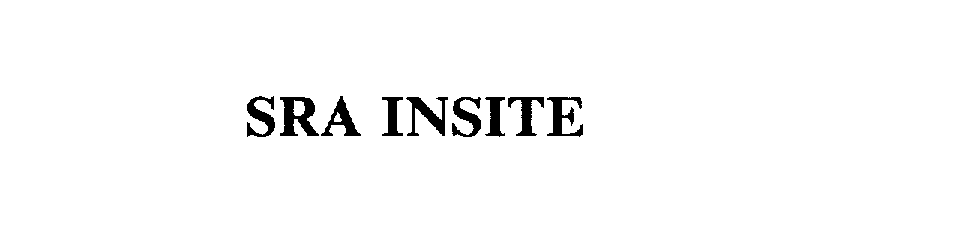  SRA INSITE