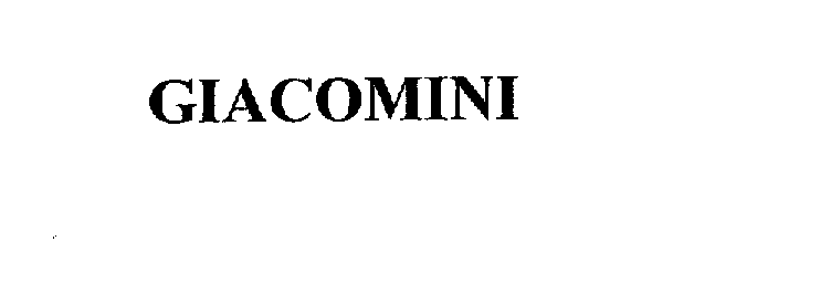 Trademark Logo GIACOMINI