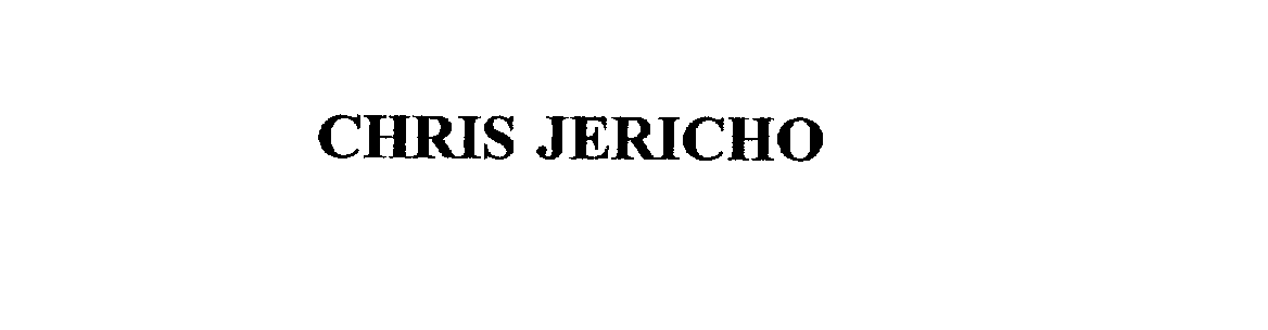 Trademark Logo CHRIS JERICHO