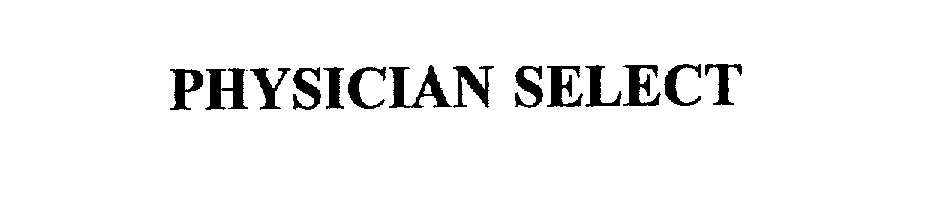 Trademark Logo PHYSICIAN SELECT