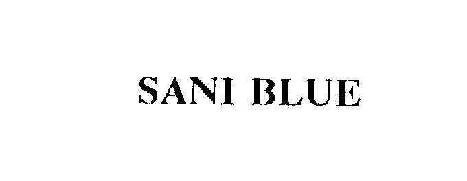  SANI BLUE