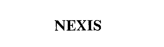 Trademark Logo NEXIS