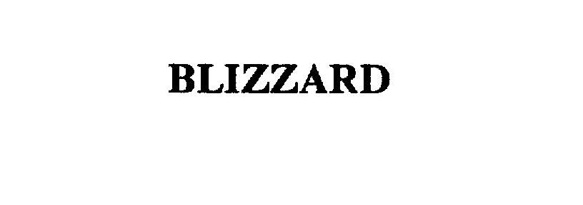  BLIZZARD