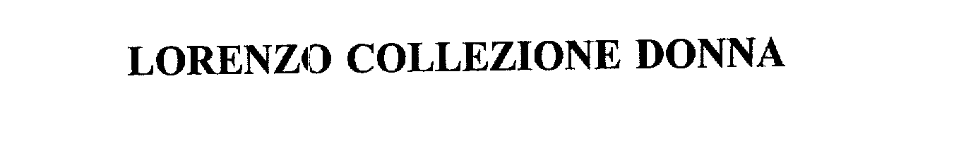 Trademark Logo LORENZO COLLEZIONE DONNA