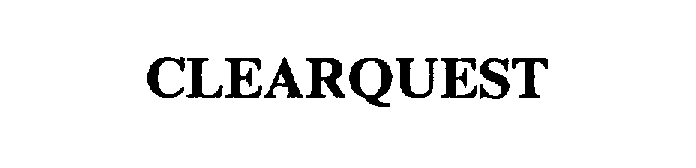 Trademark Logo CLEARQUEST