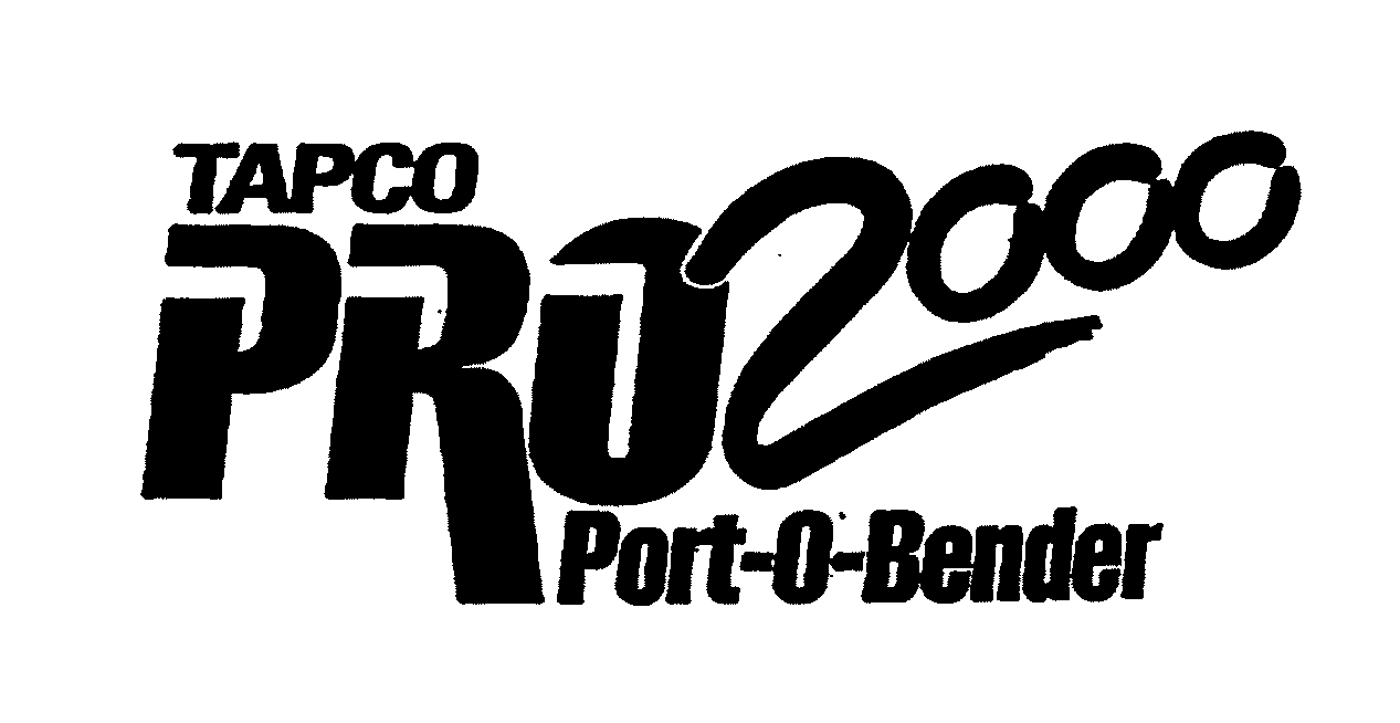  TAPCO PRO 2000 PORT-O-BENDER