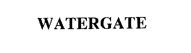 Trademark Logo WATERGATE