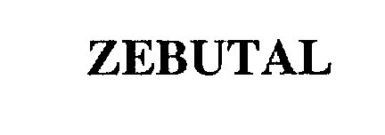 Trademark Logo ZEBUTAL