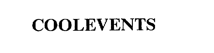 Trademark Logo COOLEVENTS