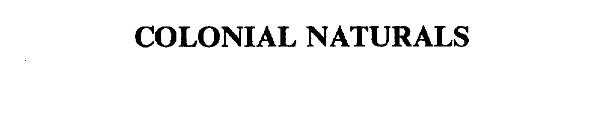  COLONIAL NATURALS