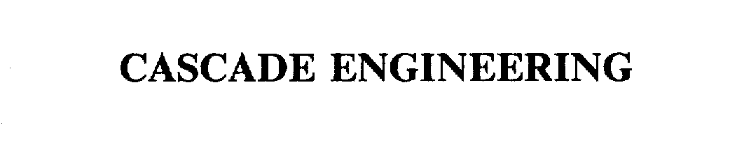 Trademark Logo CASCADE ENGINEERING
