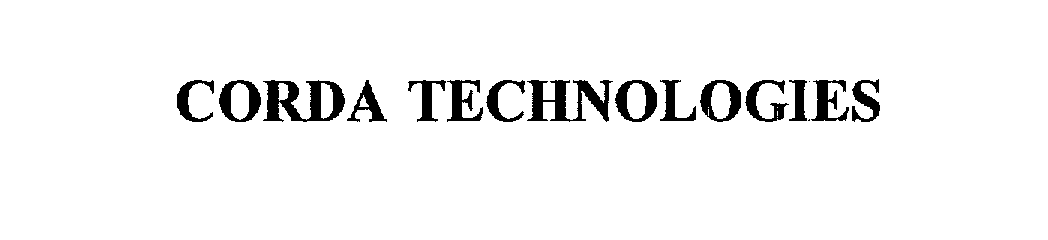 Trademark Logo CORDA TECHNOLOGIES
