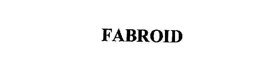 Trademark Logo FABROID