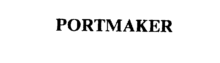 Trademark Logo PORTMAKER