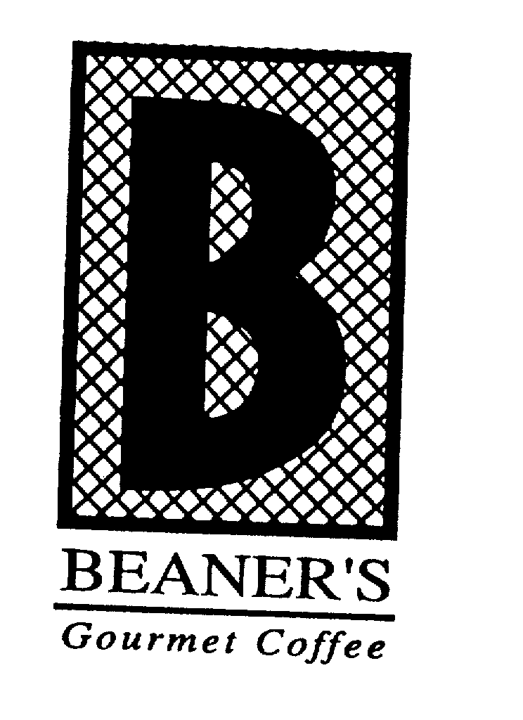 Trademark Logo B BEANER'S GOURMET COFFEE