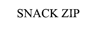 Trademark Logo SNACK ZIP