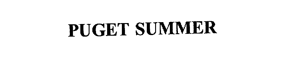 Trademark Logo PUGET SUMMER