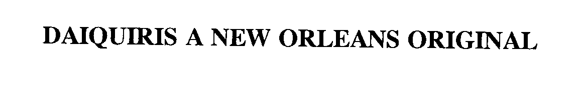  DAIQUIRIS A NEW ORLEANS ORIGINAL