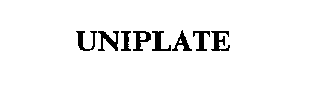 Trademark Logo UNIPLATE